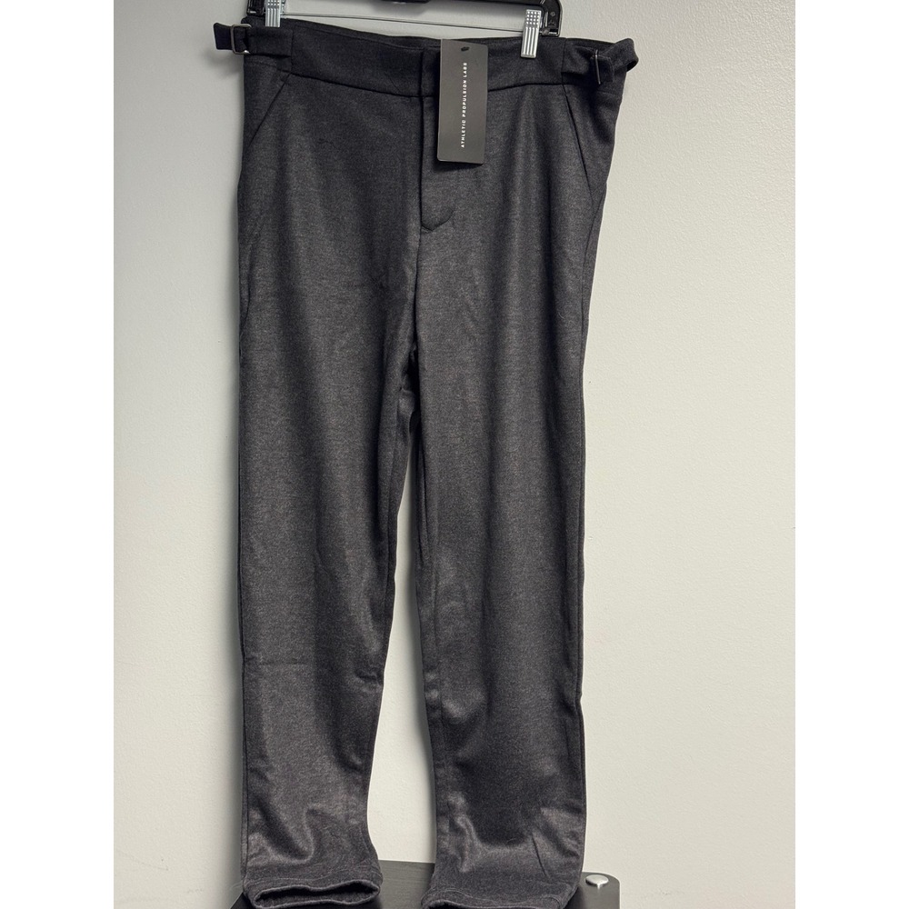 APL Athletic Propulsion Labs The Perfect Wool Trousers Charcoal Mens Large NWT - Picture 2 of 15